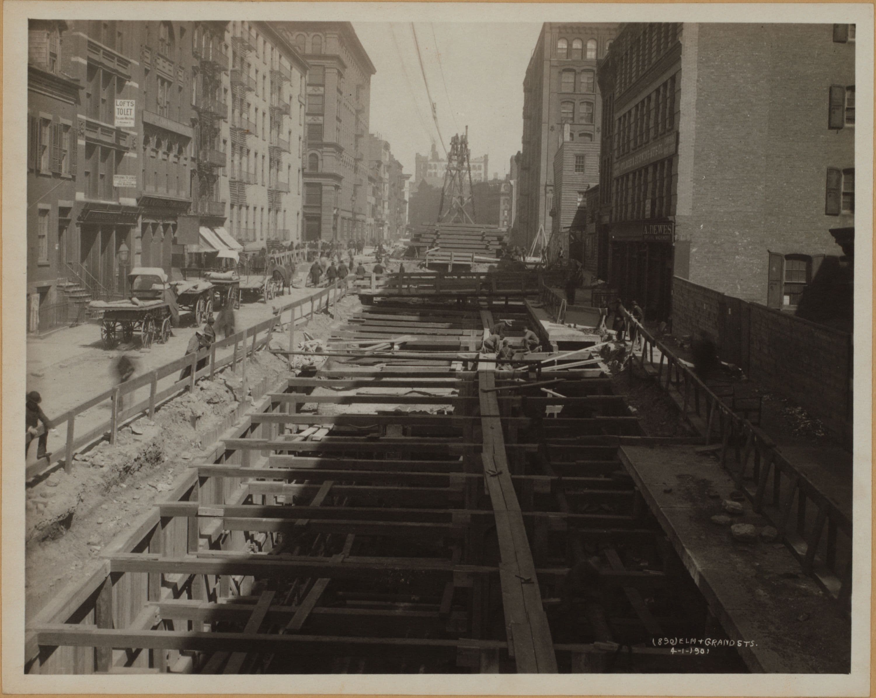 Manhattan: Lafayette Street - Grand Street, 1901