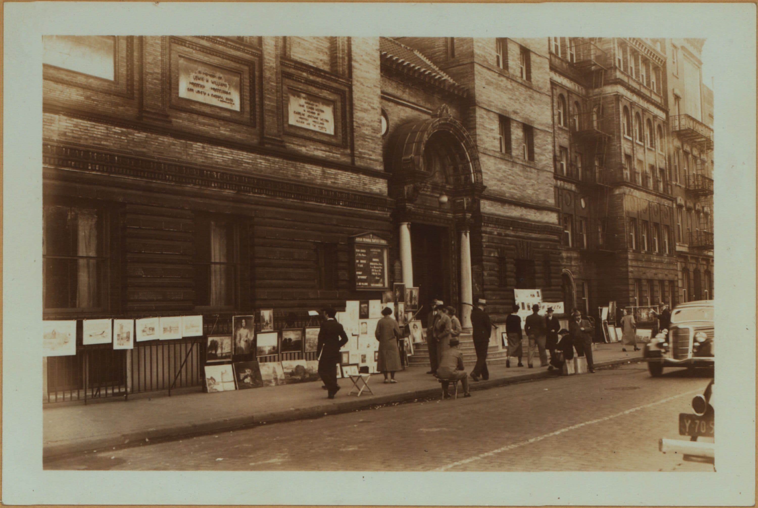 Artists and poets - Greenwich village.