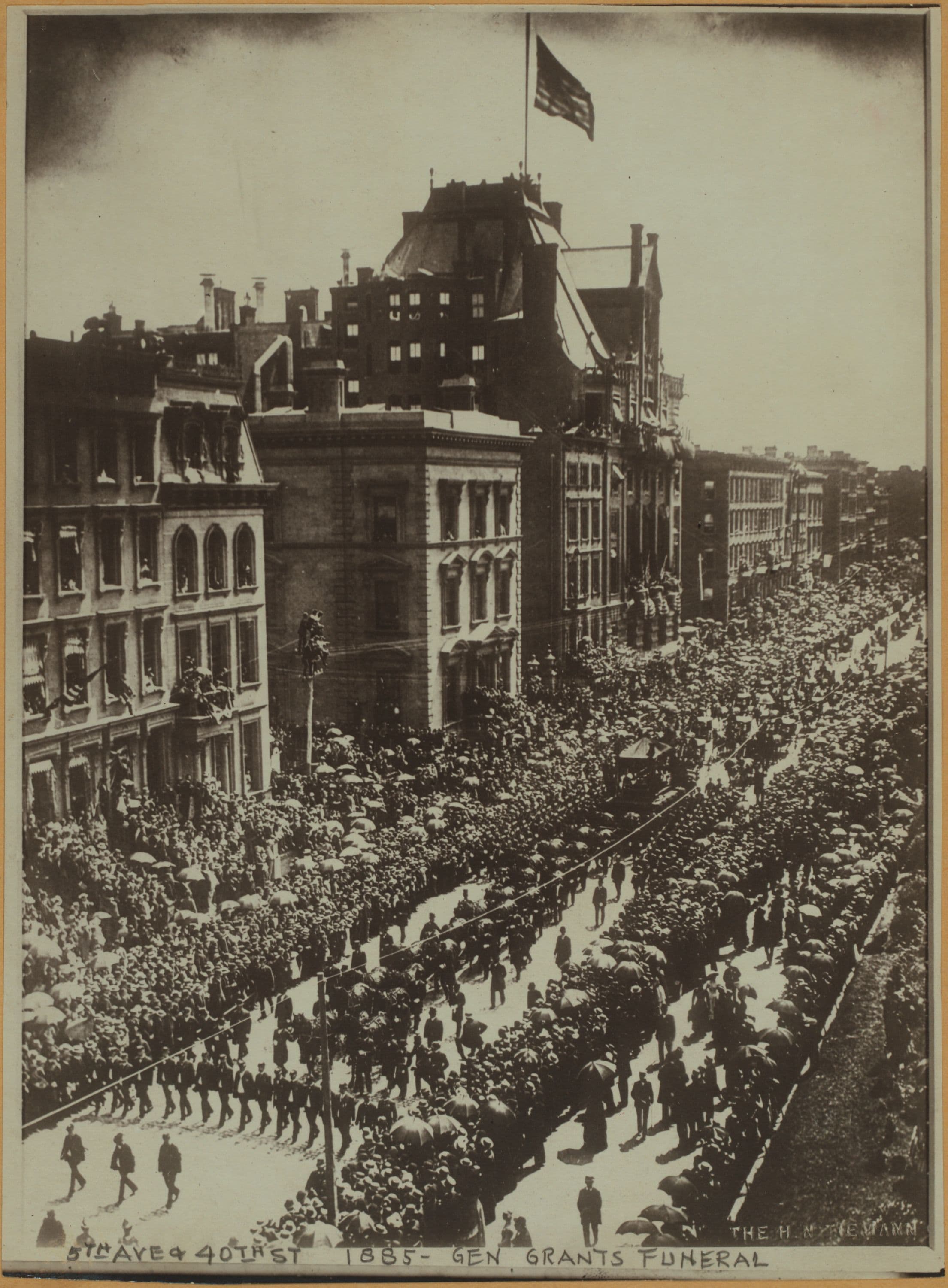 Celebrations - Parades - Municipal events - U. S. Grant's Funeral.