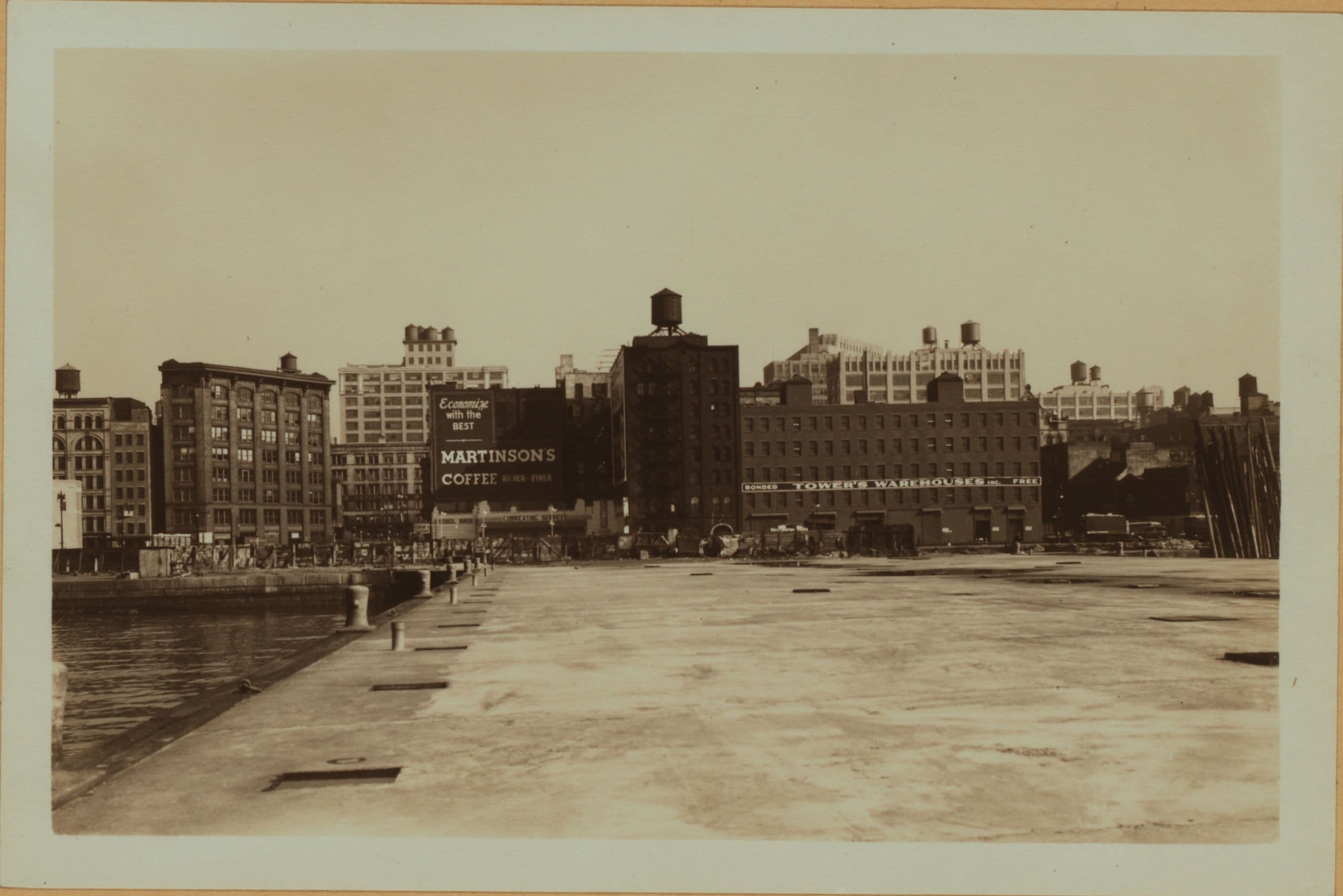 North (Hudson) River - Pier 32 of the North German Lloyd.