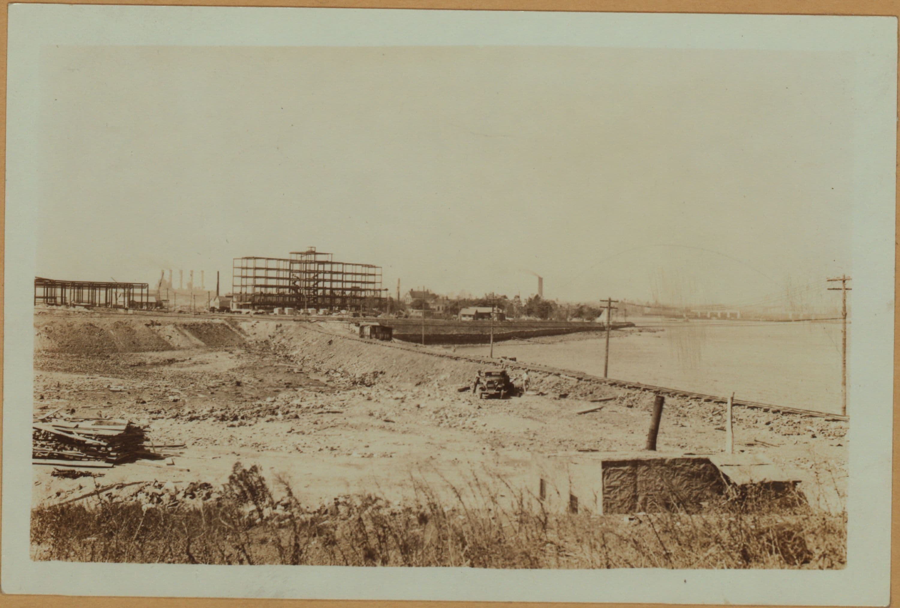 Islands - Rikers Island - Framework for new prison.