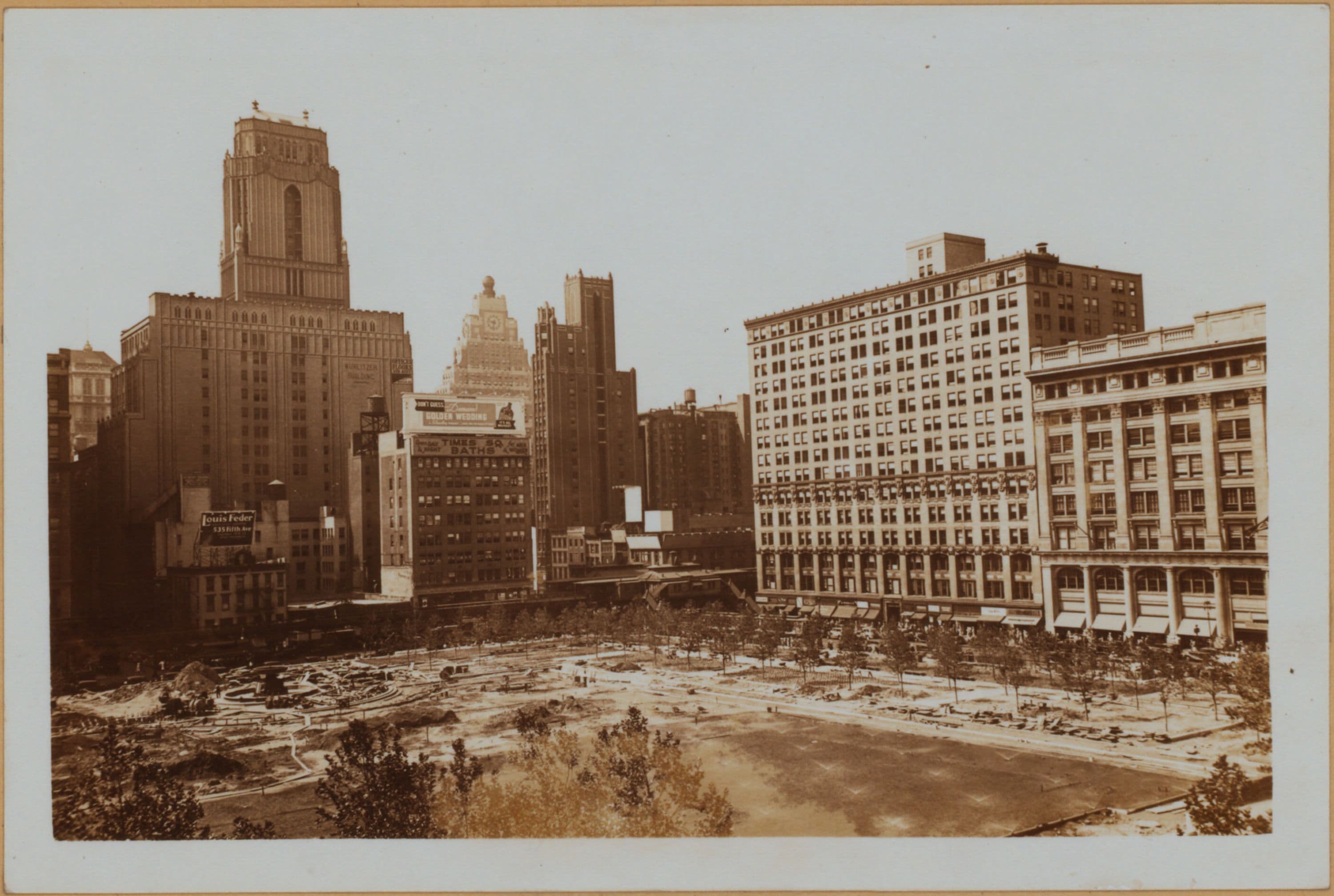 Manhattan: Bryant Park (Northwestern quarter).