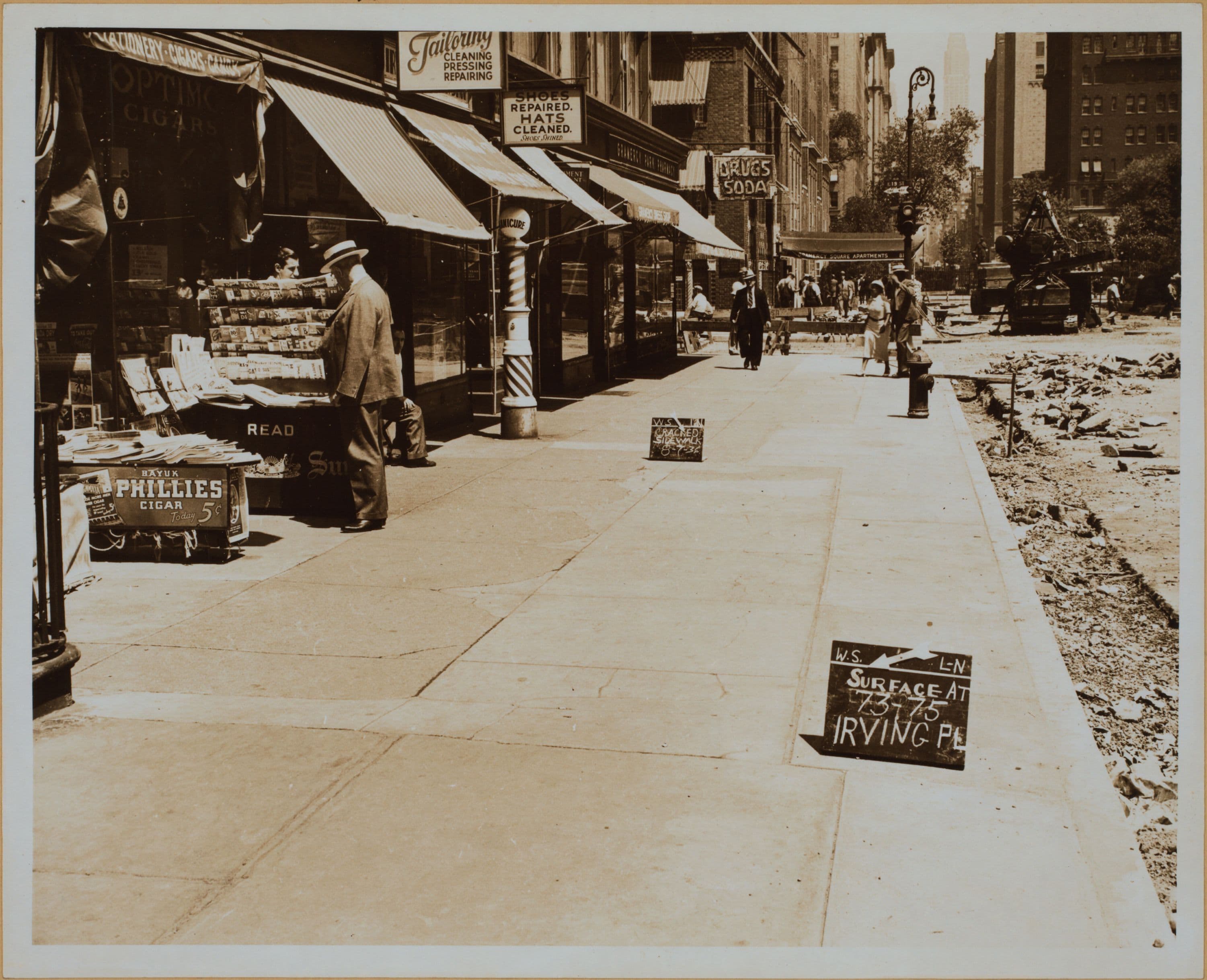 Manhattan: Irving Place - 18th Street (East), 1936