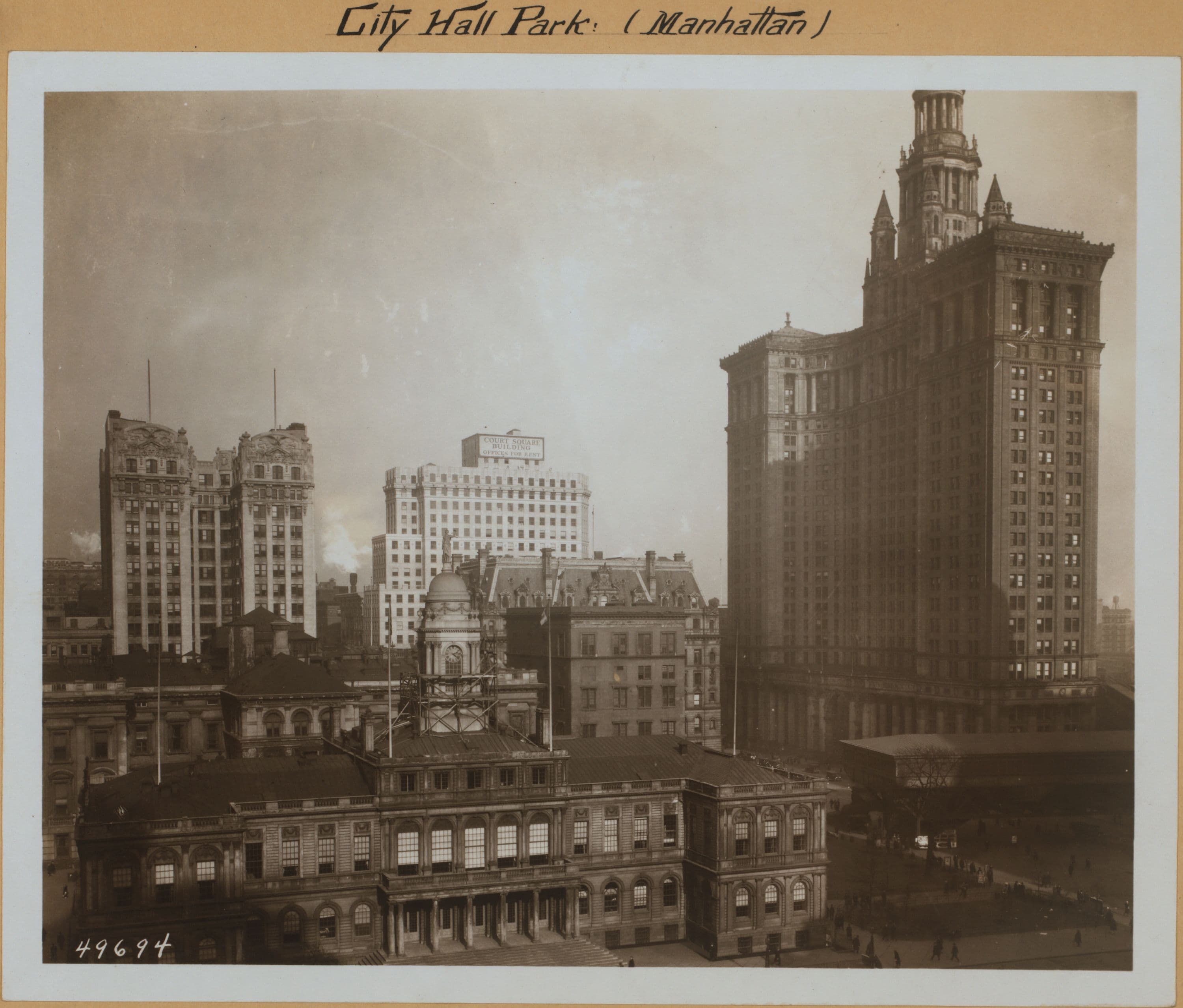 Manhattan: City Hall Park., 1927