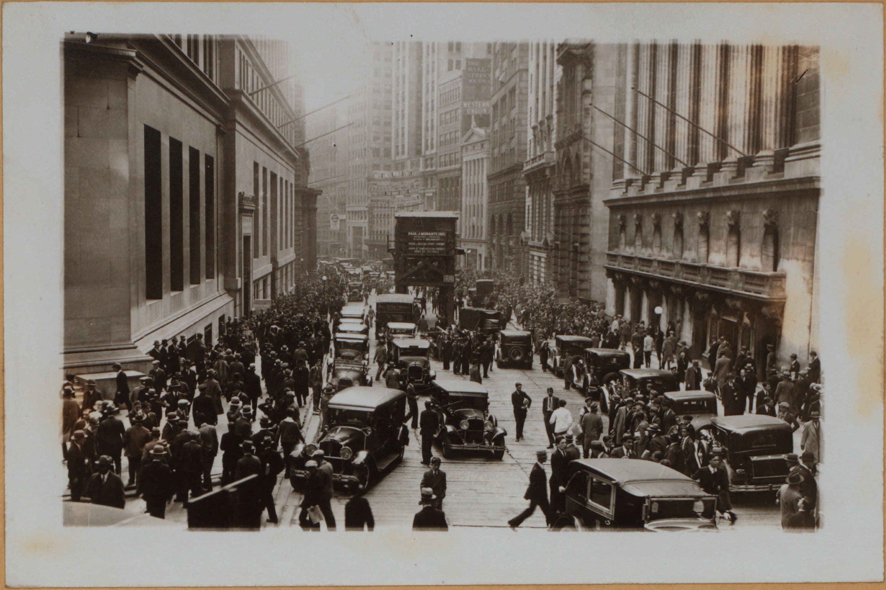 Manhattan: Broad Street - Wall Street, 1936