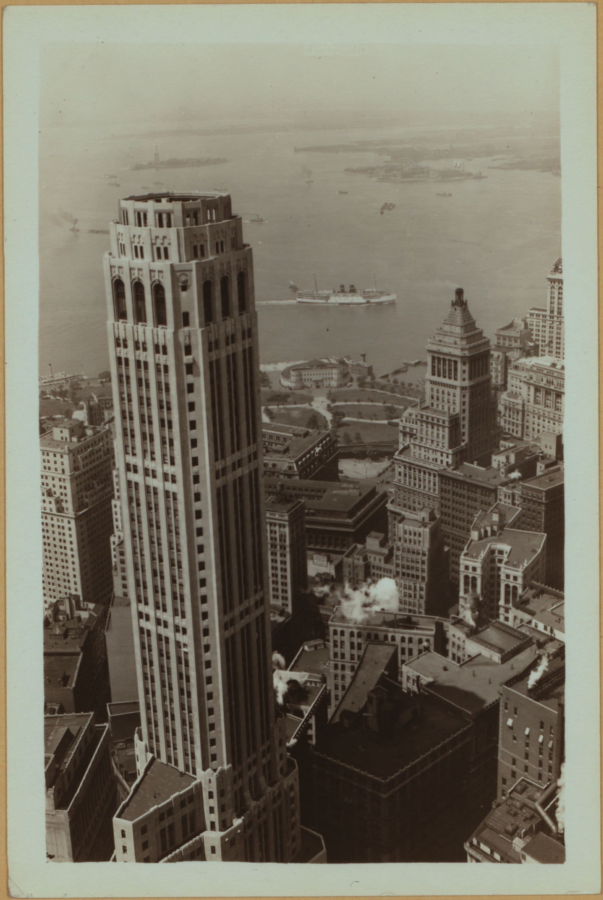 General view - Lower Manhattan - Financial District., 1929