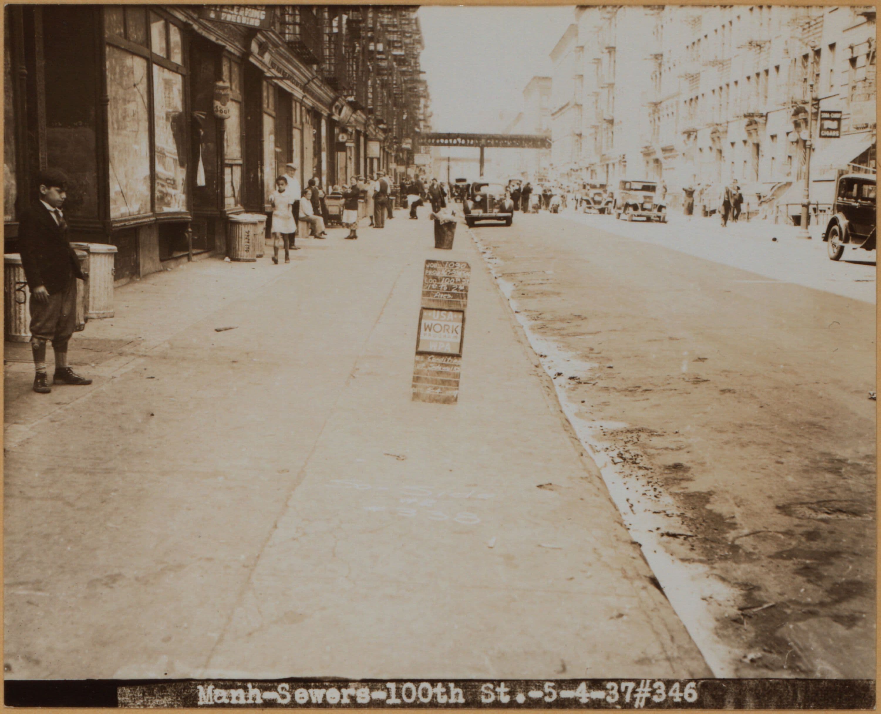 Manhattan: 100th Street (East) - 1st Avenue, 1937