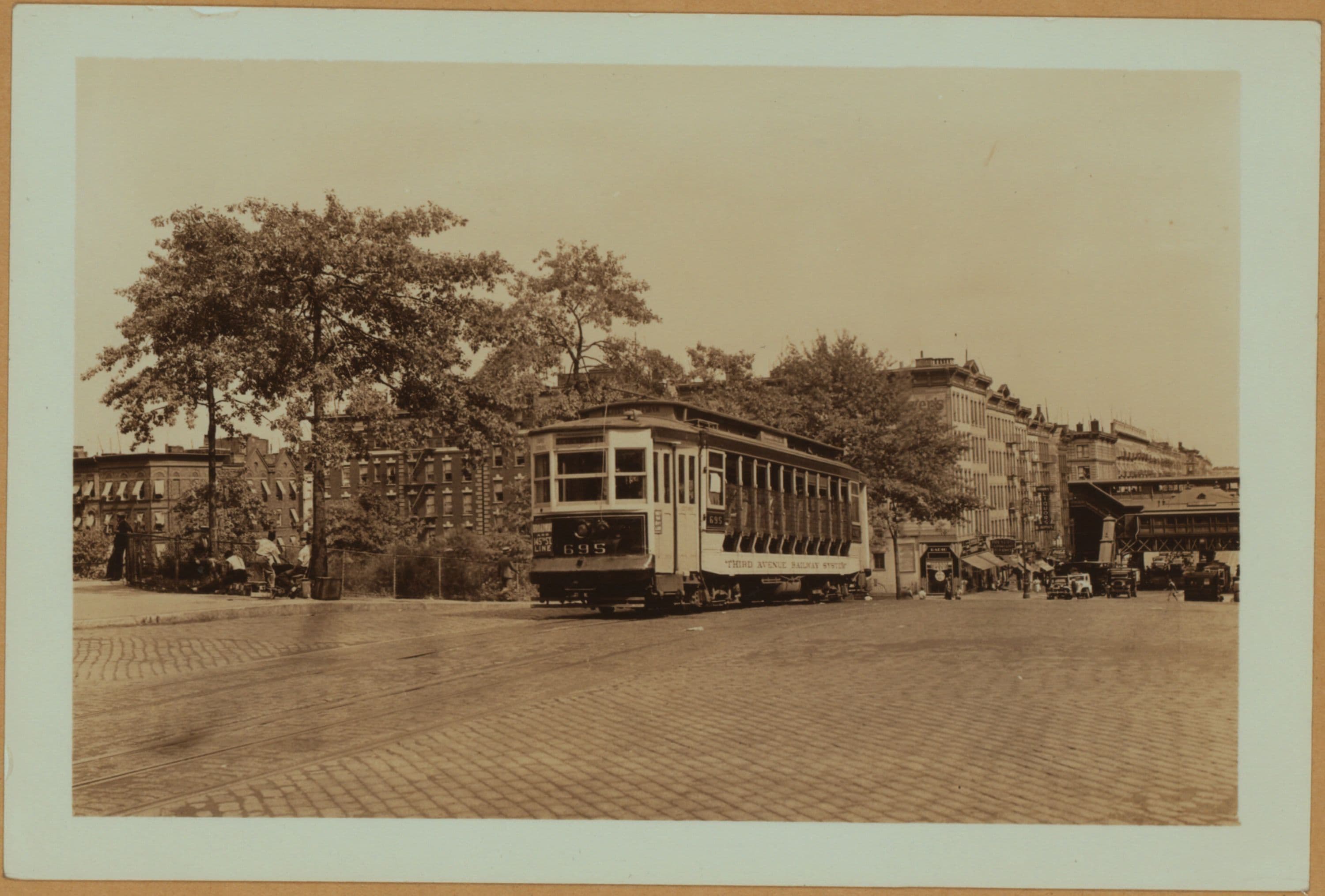 Transportation - Trolley - Open-air street car.