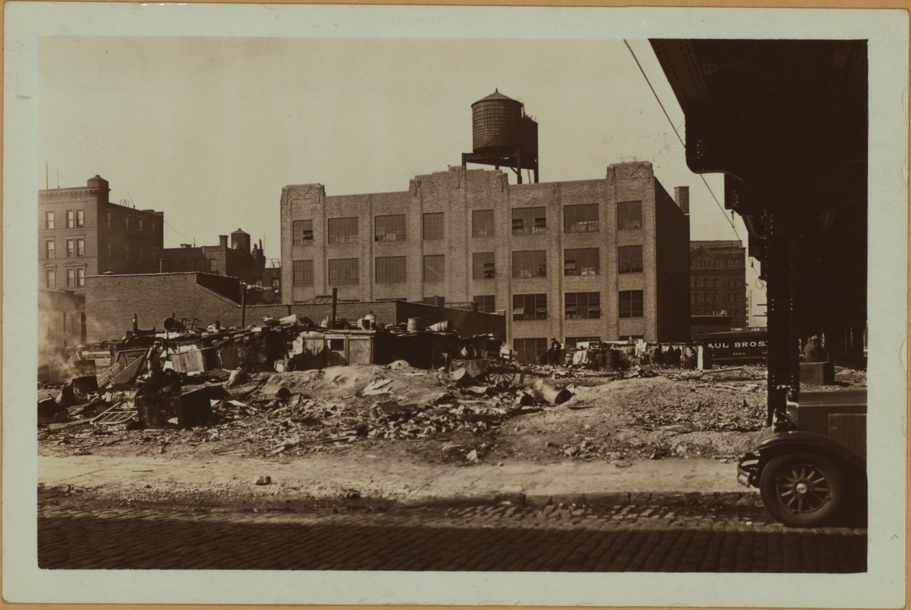 Squatters Colony between Morton and Barrow Streets.