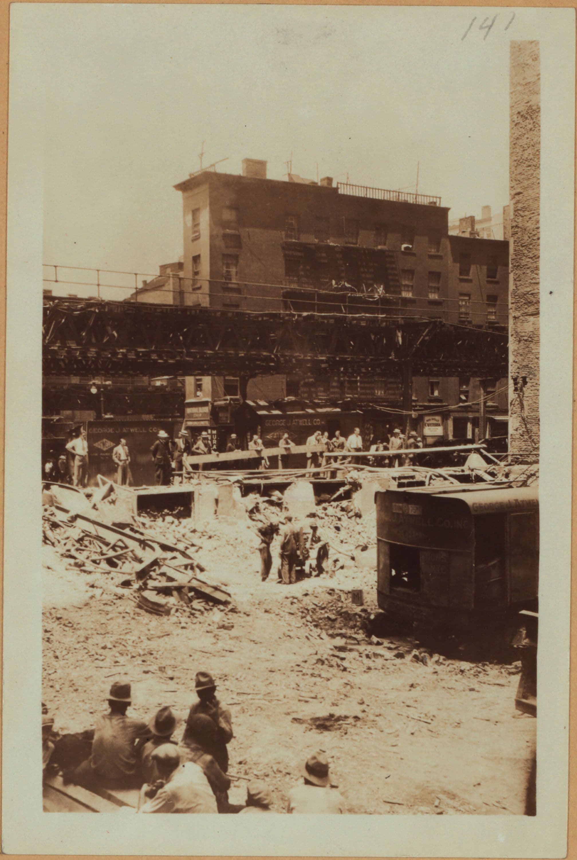 Manhattan: Trinity Place - Greenwich Street, 1930