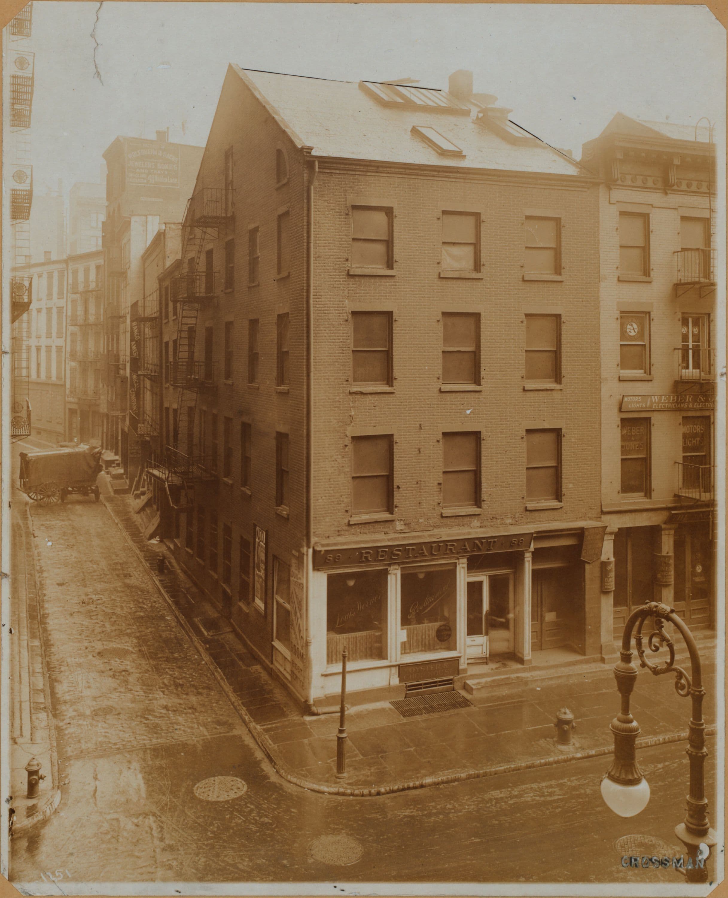 Manhattan: Gold Street - Maiden Lane, 1910