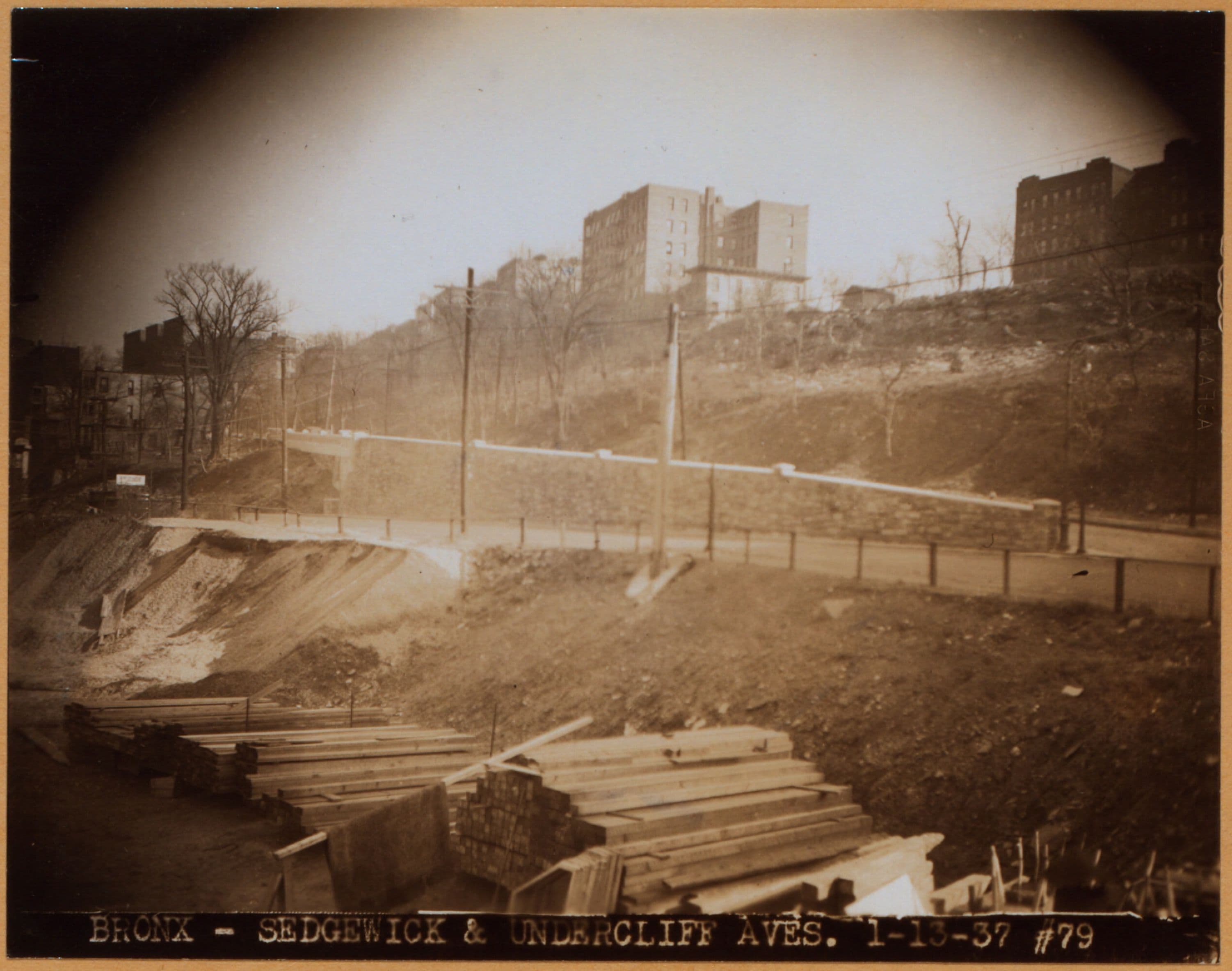 Bronx: Sedgwick Avenue - Undercliff Avenue, 1937
