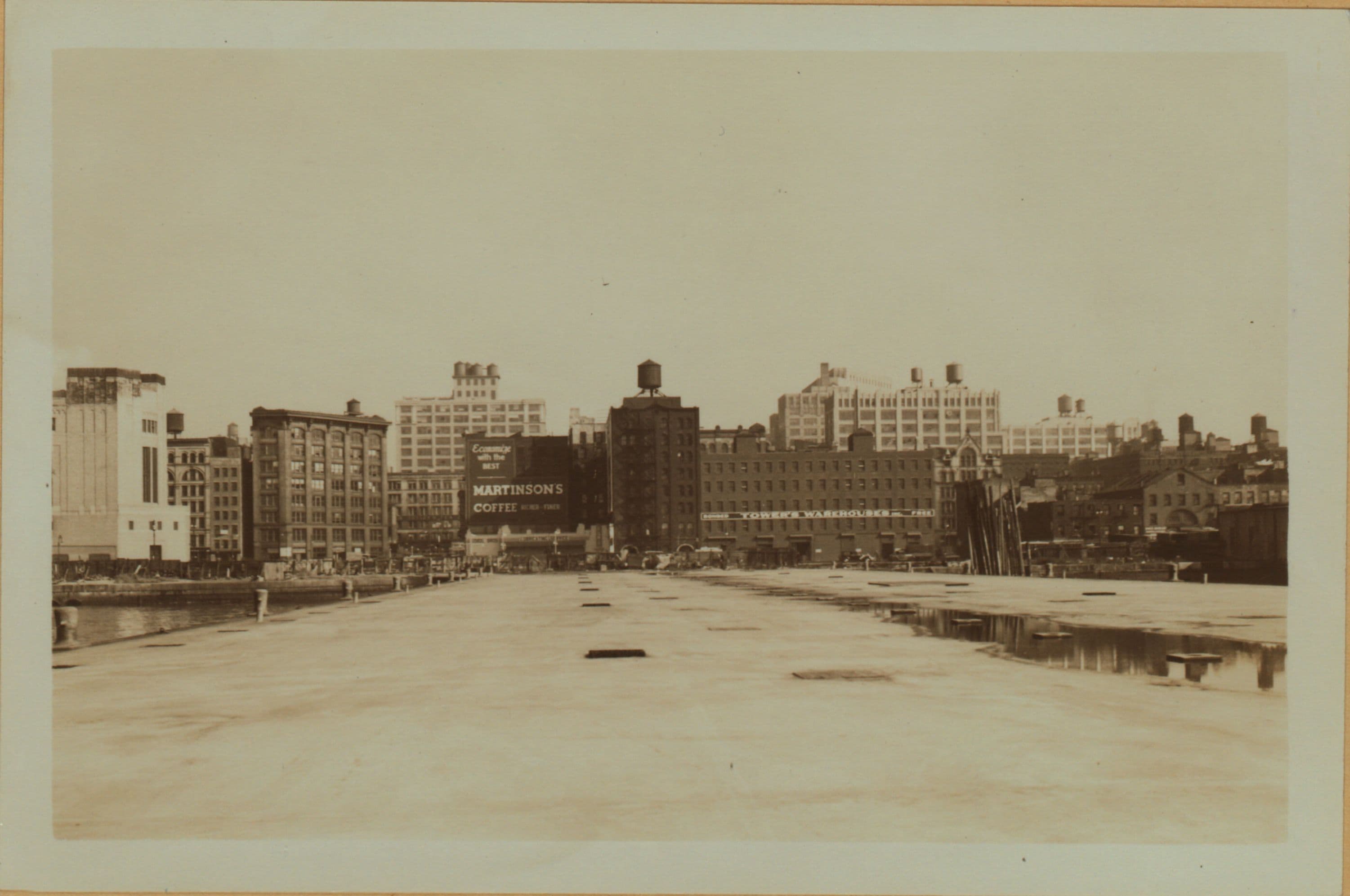 North (Hudson) River - Pier 32 of the North German Lloyd.