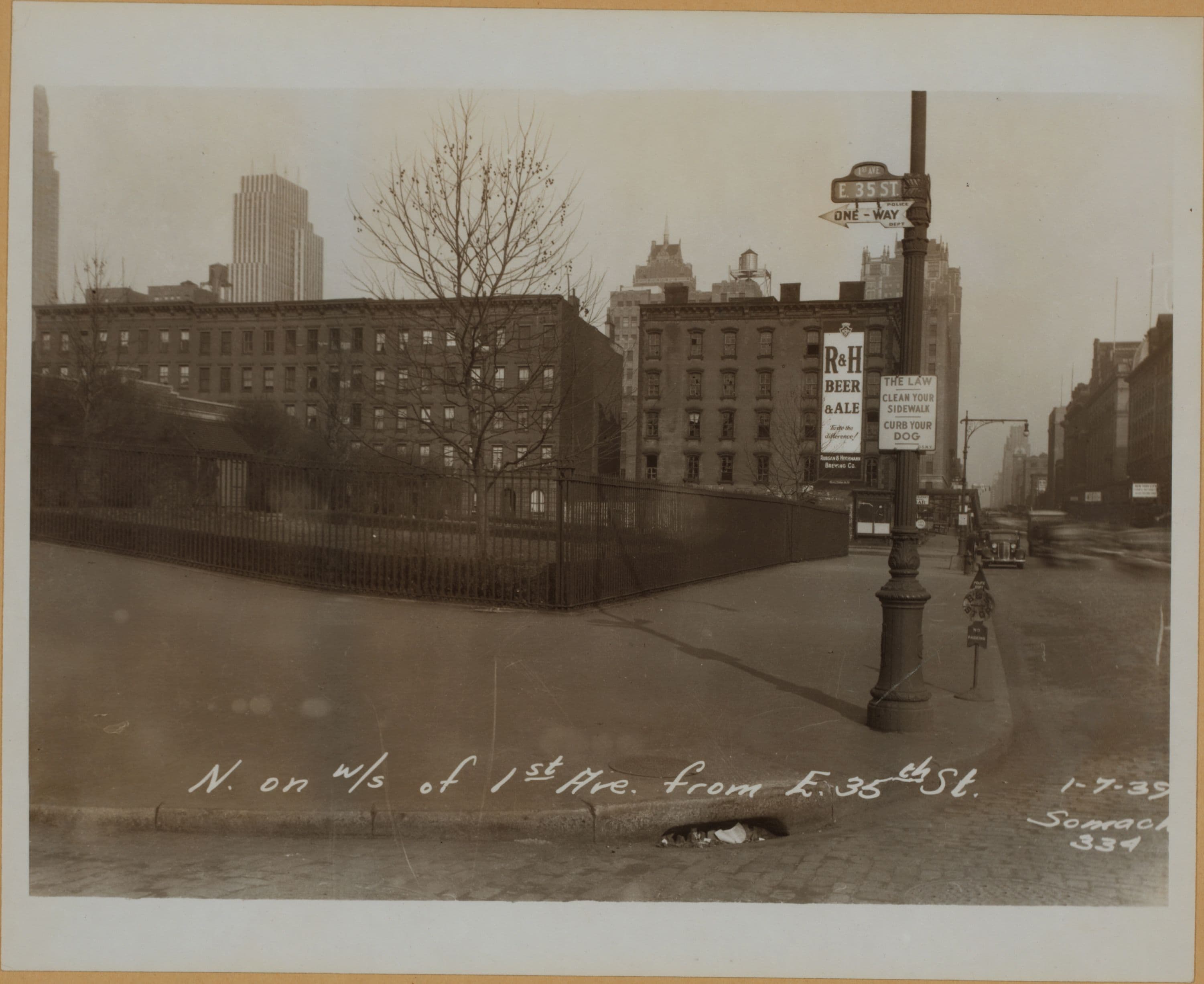 Manhattan: 1st Ave. - 35th St. E., 1939