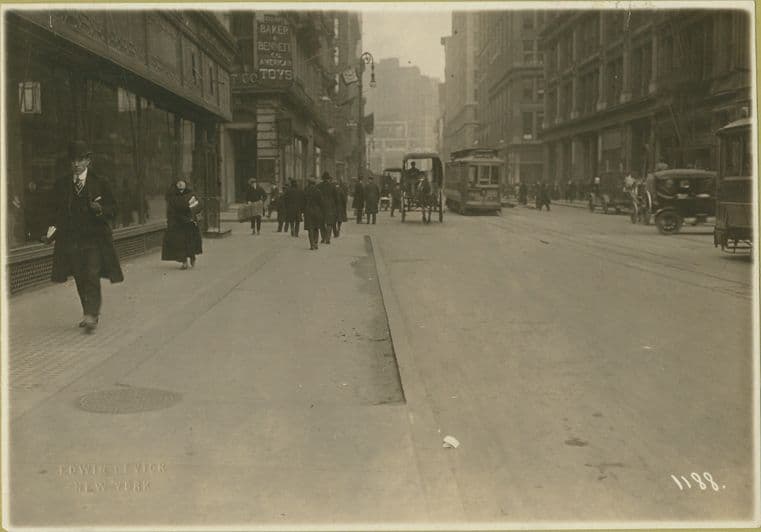 Broadway - 18th Street, southwest corner