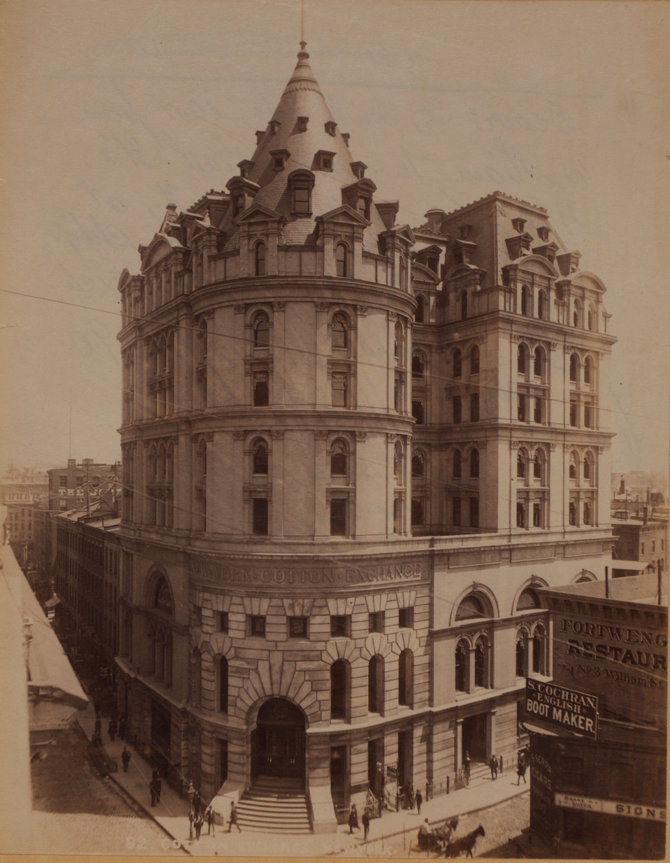 Manhattan: Beaver Street - William Street, 1890