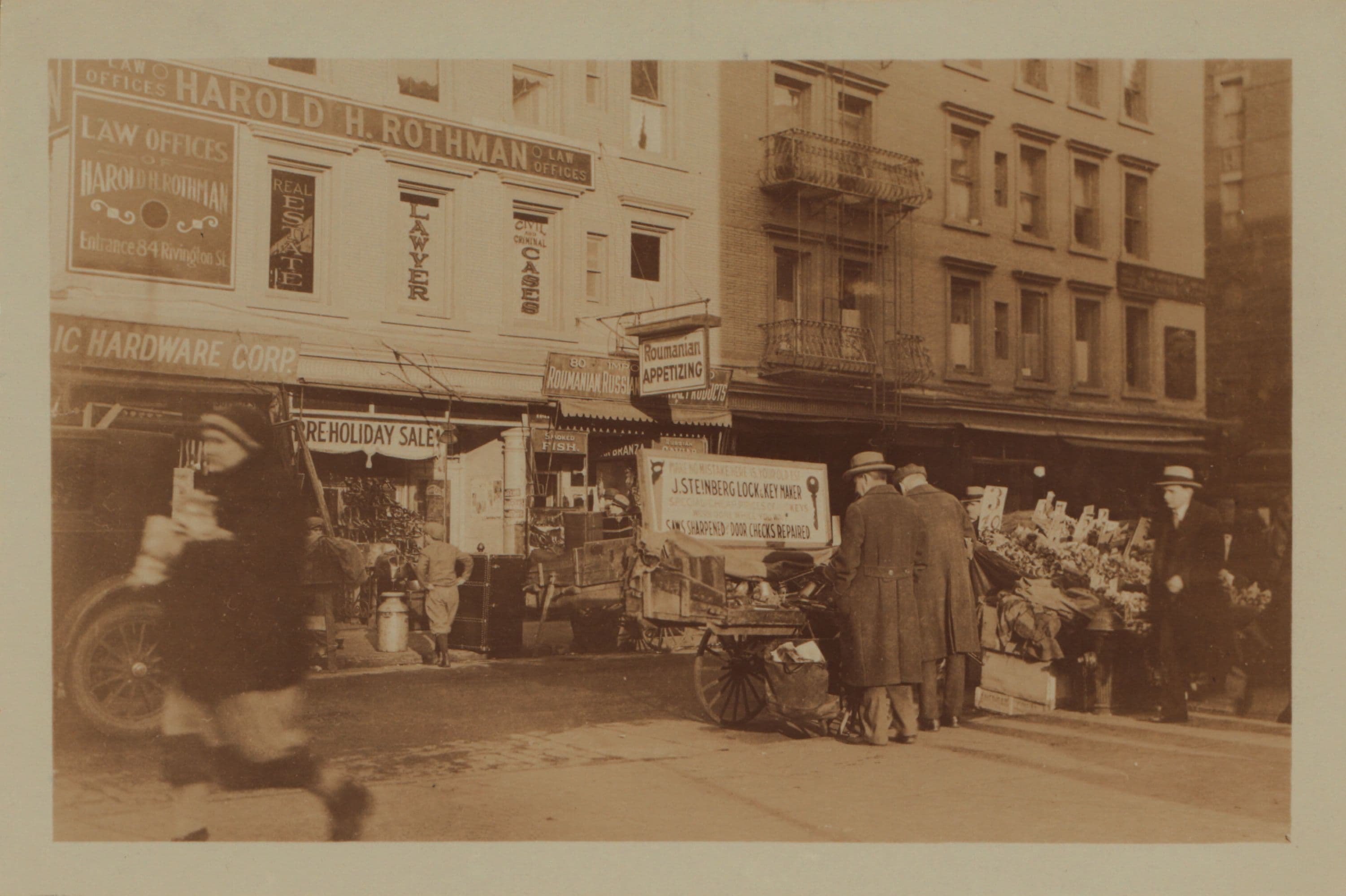 Manhattan: Rivington Street - Allen Street, 1928–1934