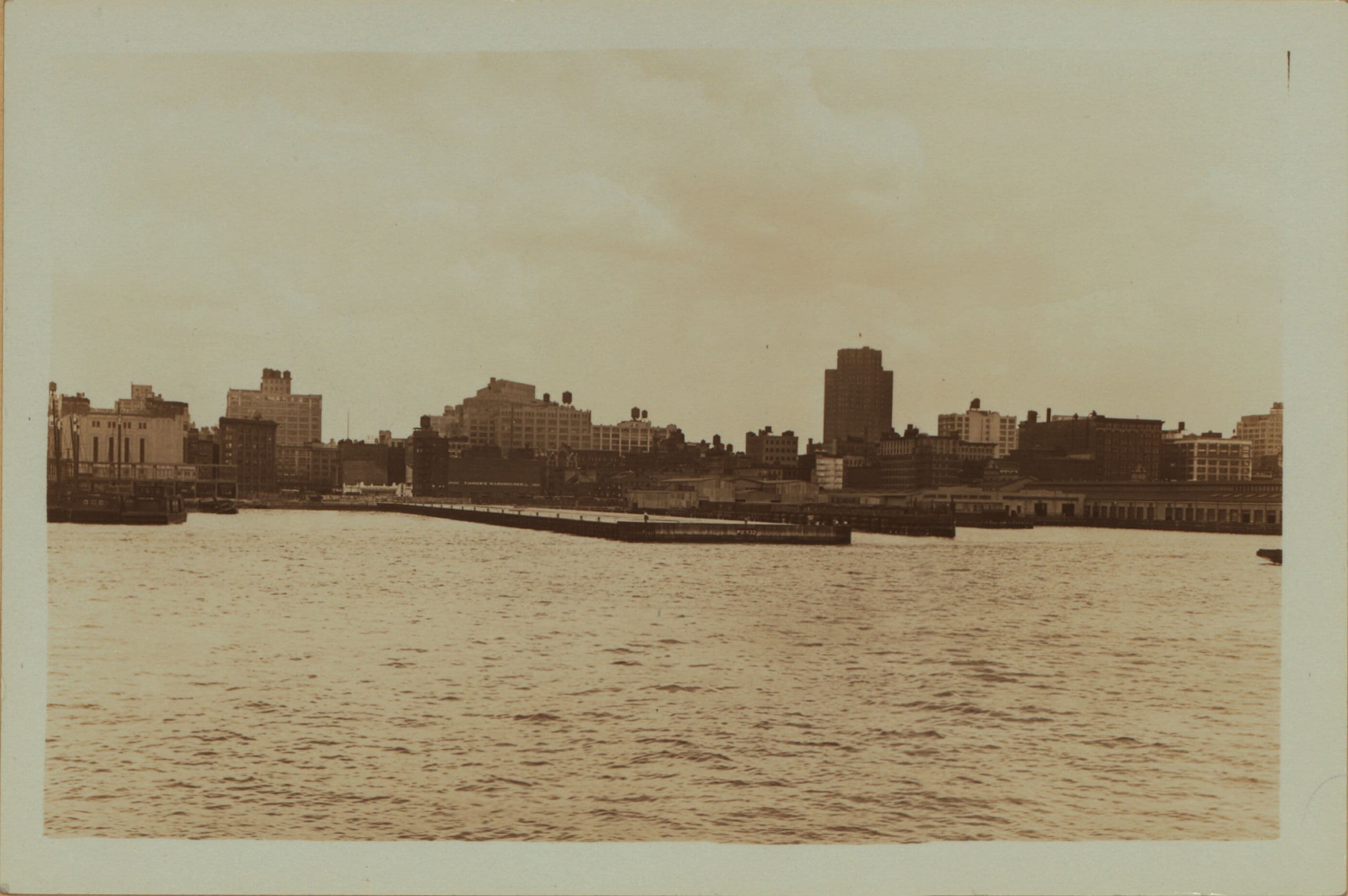 North (Hudson) River - Pier 32 of the North German Lloyd.