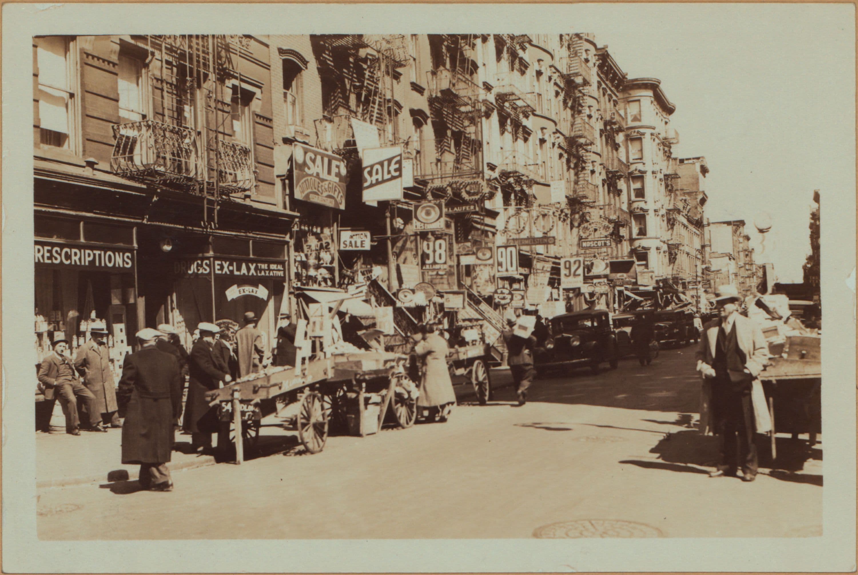 Manhattan: Rivington Street - Orchard Street, 1934